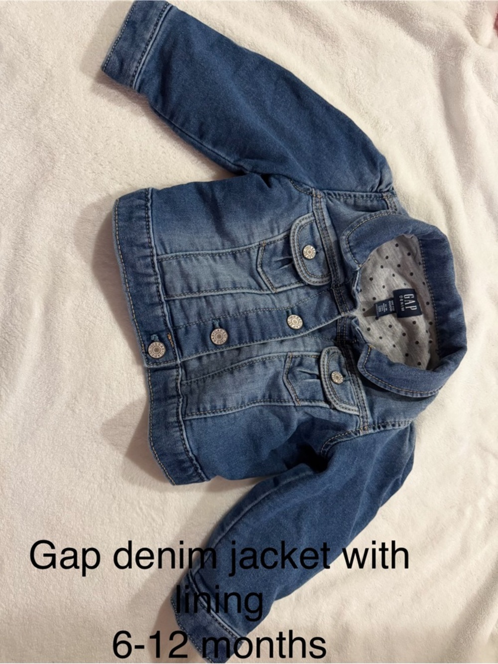 GAP Toddler Denim Jacket - Medium Blue